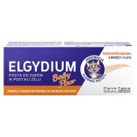 Elgydium Baby Fluor Pasta do zębów w postaci żelu przeciwpróchnicowa dla dzieci od 6 miesiąca życia, 30 ml