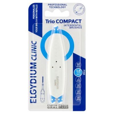 Elgydium Clinic Trio Compact Szczoteczka do przestrzeni międzyzębowych 0,8mm, 1 szt.