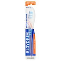 ELGYDIUM INTER-ACTIVE Medium Średnia Szczoteczka do zębów, 1 sztuka