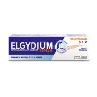Elgydium Timer Edukacyjna pasta do zębów dla dzieci przeciwpróchnicowa smak owoce leśne, 50 ml
