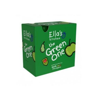 Ella's Kitchen Bio Green One Kiwi z jabłkiem i bananem, 5 x 90 g