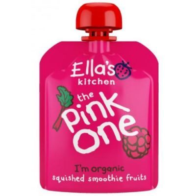 Ella's Kitchen BIO PINK ONE Owocowe smoothie z rabarbarem, 90g KRÓTKA DATA 31.01.2026