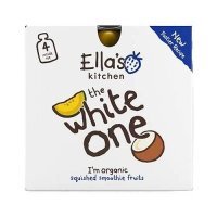 Ella's Kitchen Bio White One Puree owocowe z melonem i kokosem, 4 x 90 g