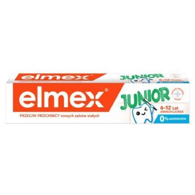 ELMEX JUNIOR Pasta do zębów dla dzieci od 6-12 lat 75 ml