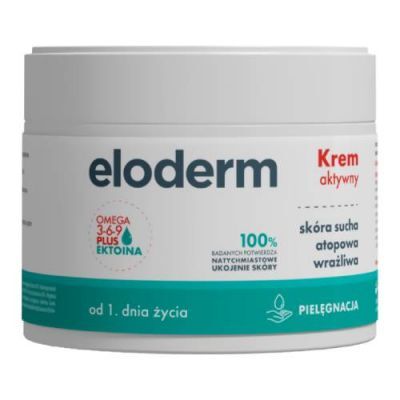Eloderm Krem aktywny od 1. dnia życia, skóra sucha, atopowa, wrażliwa, 300 ml