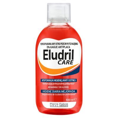 ELUDRIL CARE Płyn do płukania jamy ustnej Anti-Plaque 500 ml