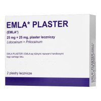 Emla Plaster z lidokainą i pyrlokainą, 2 szt. - lek w plastrze do znieczulenia