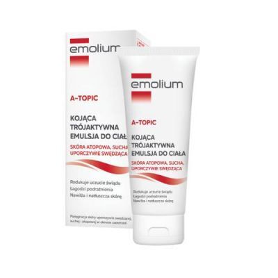 Emolium A-topic Kojąca Trójaktywna Emulsja do ciała, 200 ml
