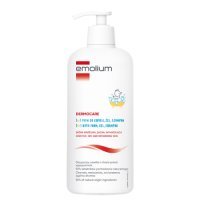 Emolium Dermocare Płyn żel szampon do kąpieli i mycia 3 w 1, 400 ml