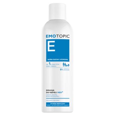 EMOTOPIC Emulsja do kąpieli MED+ do skóry suchej i atopowej, 400 ml