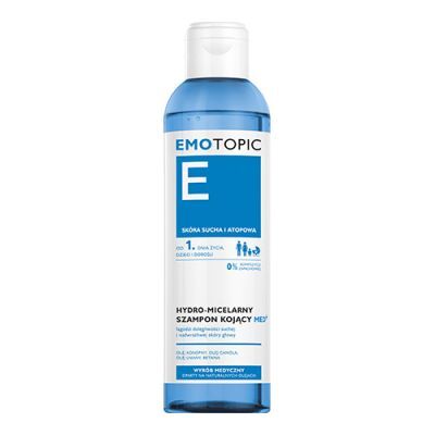 Emotopic Med+ Hydro-micelarny szampon kojący do częstego stosowania, 250 ml