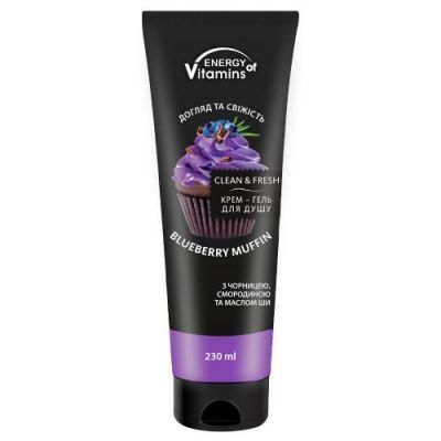 ENERGY OF VITAMINS Żel pod prysznic Blueberry Muffin, 230ml