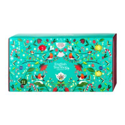 English Tea Shop Advent Tea Calendar (Green) Kalendarz adwentowy z ekologicznymi herbatami, 25piramidek