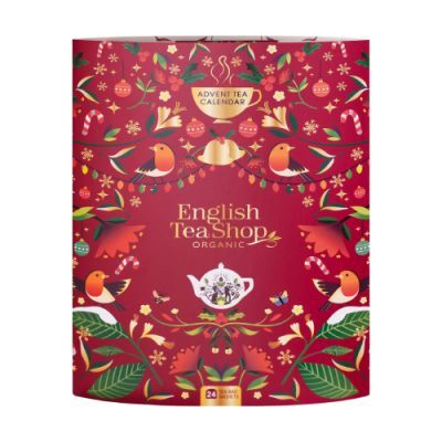 English Tea Shop Advent Tea Calendar (Red) Kalendarz adwentowy z ekologicznymi herbatami, 24sasz.