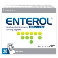 Enterol 250 mg, 20 kapsułek