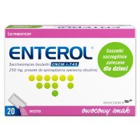 ENTEROL 250mg Lek probiotyczny, 20 saszetek