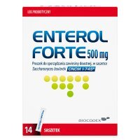 ENTEROL FORTE proszek 500 mg 14 saszetek