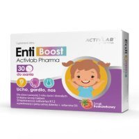ENTIBOOST 30 tabletek o smaku truskawkowym Activlab Pharma