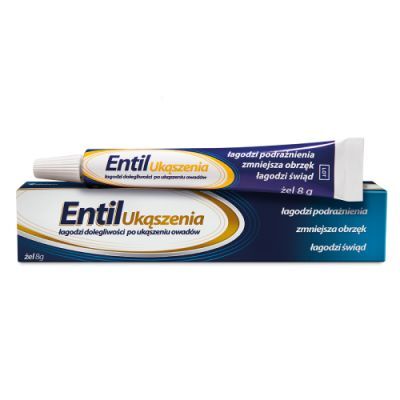 ENTIL UKĄSZENIA żel łagodzący po ukąszeniu owadów 8 g