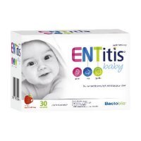 ENTitis Baby proszek o smaku truskawkowym, 30 sasz. KRÓTKA DATA 31.08.2026