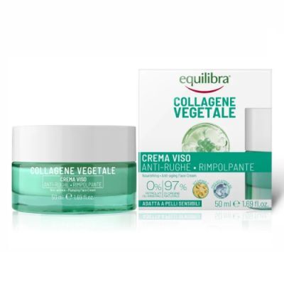 EQUILIBRA Collagene Vegetale Przeciwzmarszczkowy wypełniający krem do twarzy z kolagenem roślinnym, 50 ml