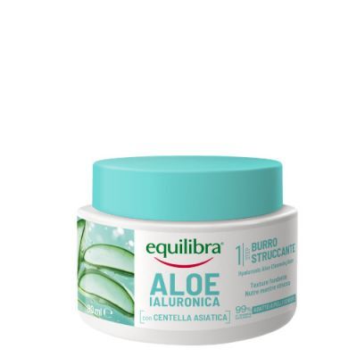 Equilibra Masełko oczyszczające z aloesem i kwasem hialuronowym, 80 ml  