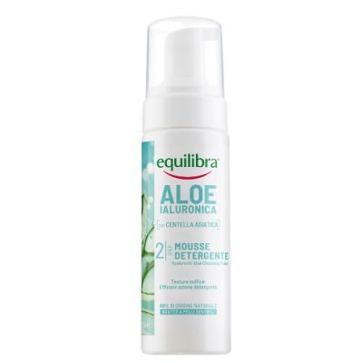 Equilibra Pianka oczyszczająca z aloesem i kwasem hialuronowym, 150 ml  