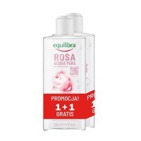 EQUILIBRA Rosa Odświeżająca czysta woda różana, 2x200ml
