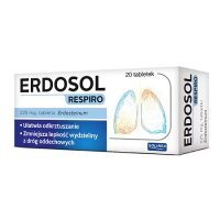 ERDOSOL Respiro 225 mg, 20 tabl.