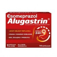 ESOMEPRAZOL ALUGASTRIN 20 mg 14 kapsułek dojelitowych