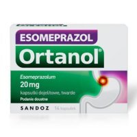Esomeprazol Ortanol 20 mg, 14 kapsułek