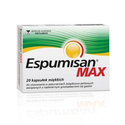 Espumisan MAX, 20 kaps. - na wzdęcia