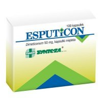 ESPUTICON 50 mg 100 kapsułek