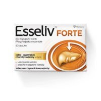 ESSELIV FORTE 50 kapsułek, wątroba