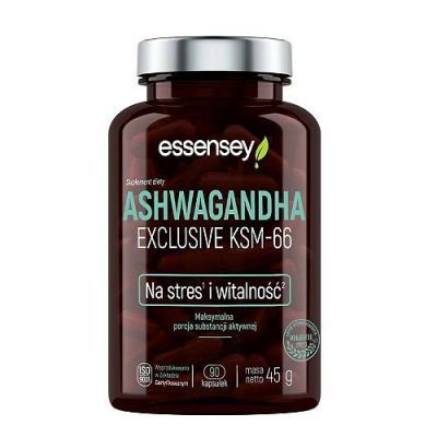 Essensey Ashwagandha Exclusive KSM-66, 90 kaps.