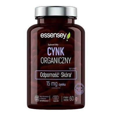 Essensey Cynk organiczny, 120 kaps.