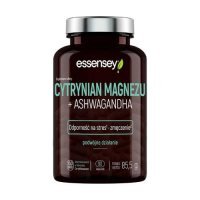 Essensey Cytrynian magnezu + Ashwagandha, 90 kaps.