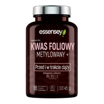 Essensey Kwas Foliowy Metylowany+ 90 kaps.
