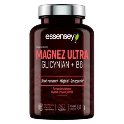 Essensey Magnez Ultra Glicynian + B6, 90 kaps.