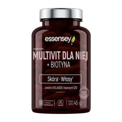 Essensey MultiVit dla niej + Biotyna, 90 kaps.