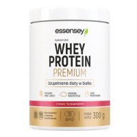 Essensey Whey Protein Premium Odżywka białkowa Truskawka, 300 g
