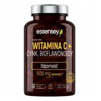 Essensey Witamina C + Cynk, Bioflawonoidy, 90 kaps.
