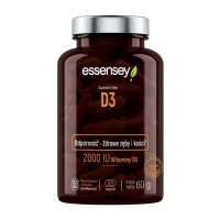Essensey Witamina D3 2000 IU, 120 kaps.