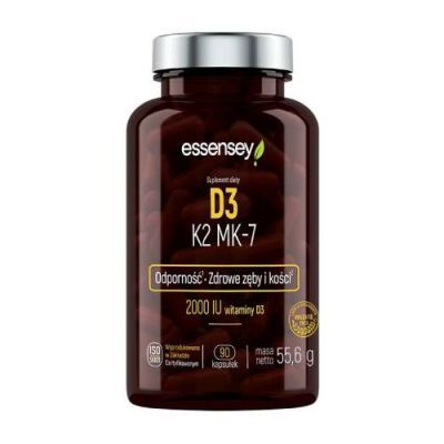 Essensey Witamina D3 + K2 MK-7, 90 kaps.
