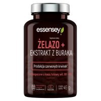 Essensey Żelazo + Ekstrakt z buraka,  90 kaps.