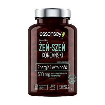 Essensey Żeń-Szeń Koreański 500 mg, 90 kaps.