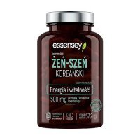 Essensey Żeń-Szeń Koreański 500 mg, 90 kaps.