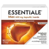 ESSENTIALE MAX 600 mg, 90 kapsułek