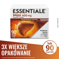 ESSENTIALE MAX 600 mg, 90 kapsułek