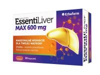 EssentiLiver Max 600 mg 30 kapsułek